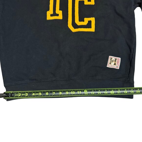 Vintage Hamilton Ti-Cats Sweater Black Crewneck | Chenille Varsity Letters | XL - Picture 11 of 12